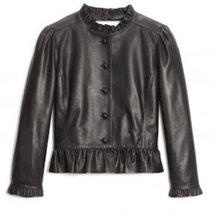 Kate spade Ny x Madison Avenue Violeta leather jacket